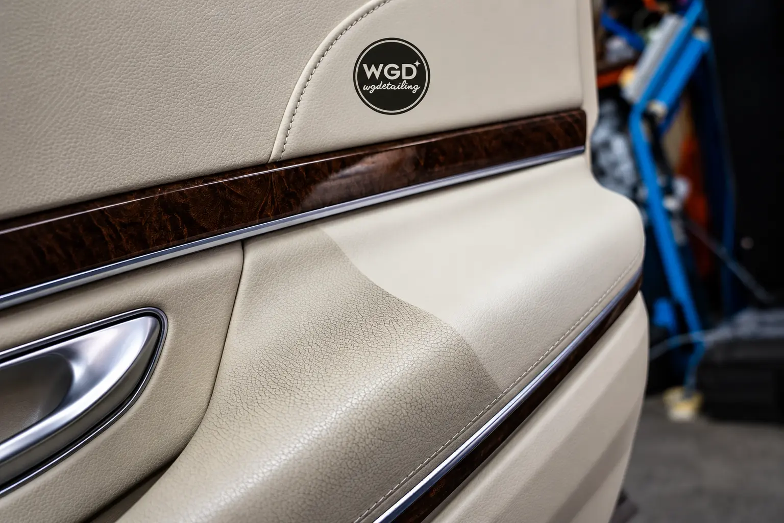 Interior cleaning work at WG Detailing
